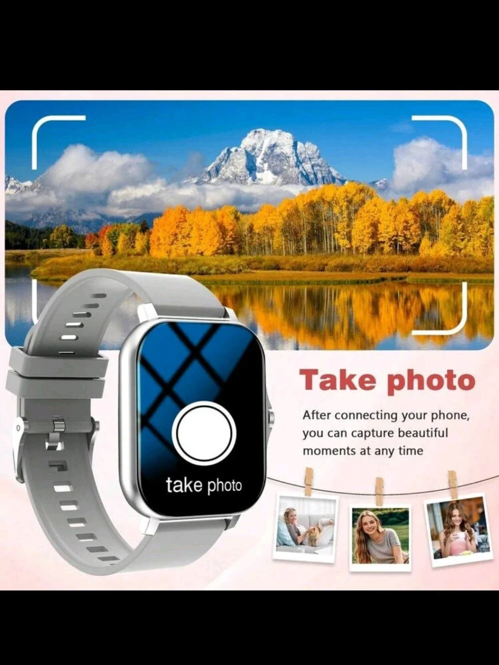 Smart Fitness Watch - Pink